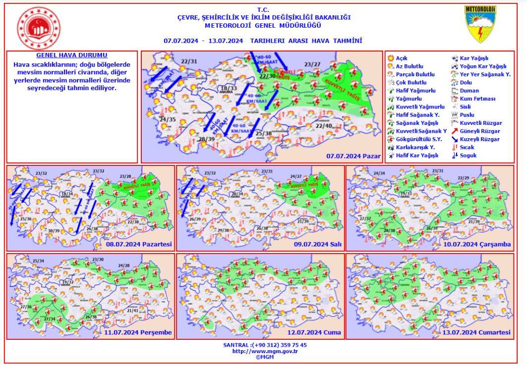 Sağanak geliyor! Meteoroloji saat verip 3 ile yeni uyarı yaptı 7